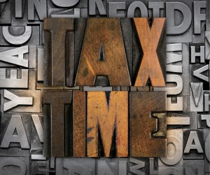A photo of Tax Time in art