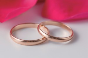 A photo of 2 rings 