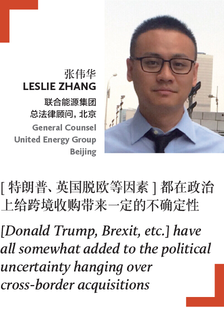 Leslie Zhang General Counsel United Energy Group Beijing