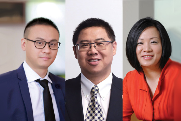 Leslie Zhang Weihua; You Yong; Michelle Hung.