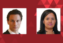Geir Sviggum and Georgia Souza, Wikborg Rein