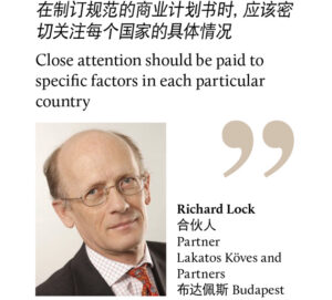 Richard Lock 合伙人 Partner Lakatos Köves and Partners 布达佩斯 Budapest