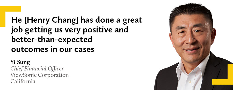 The A-List: Taiwan’s Top 100 Lawyers 2022 Yi Sung
