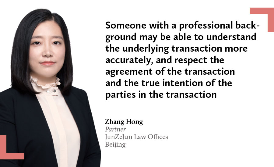 Zhang Hong, JunZeJun Law Offices 