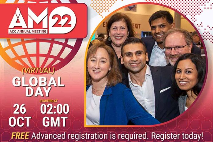Diverse topics on offer at ACC Global Day virtual event Diverse topics on offer at ACC Global Day virtual event