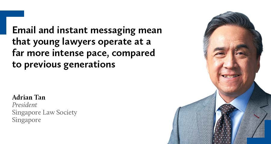 Adrian Tan, Singapore Law Society