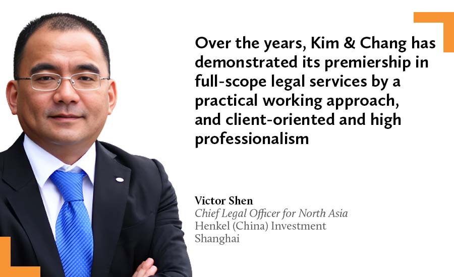 Victor Shen, Henkel (China) Investment