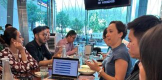 SCCA's wellness lunch meeting