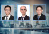 Vincent Zhu, Peter Zeng and Liu Hongjun