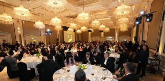 SCCA community gathers for SCCA annual black-tie 2024 event at Raffles Hotel.